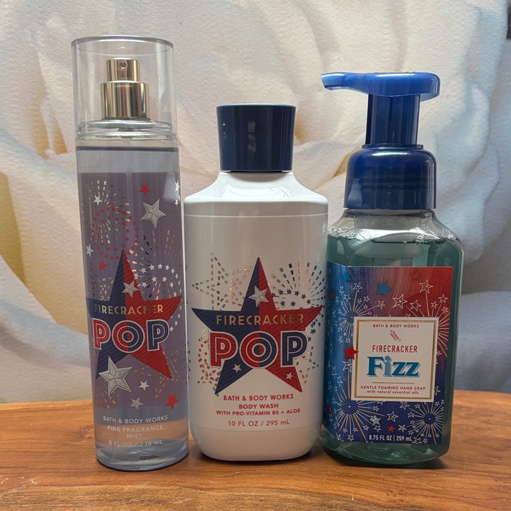 Bath & Body Works Firecracker POP and Firecracker Fizz